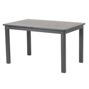 Lomma- jatkettava ruokapöytä, tummanharmaa, 80 x 132/192 cm