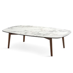 Abrey-sohvapöytä, harmaa/valkoinen, 80 x 130 cm Abrey-sohvapöytä, harmaa/valkoinen, 80 x 130 cm