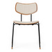 VLA26 Vega Chair, Lacquered Oak / Beige