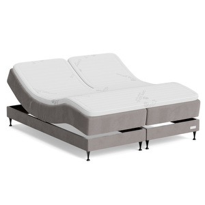 Marstrand-moottorisänky, Premium Split / Zaragoza-kangas steel, 180 x 210 cm / medium - firm