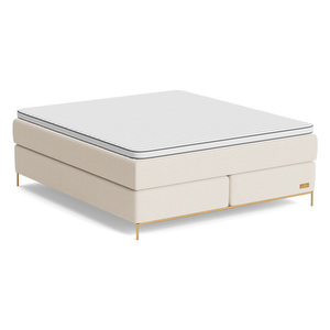 Sandö-sänky, Loop-kangas Oyster, 180 x 200 cm / medium - firm