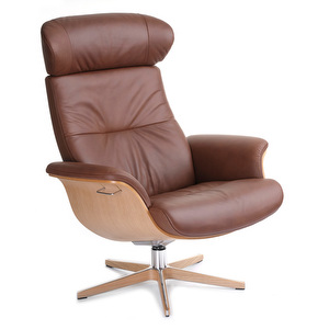 Timeout Large -nojatuoli, Western-nahka cognac / tammi