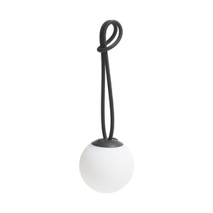 Bolleke Mini La Surprise -riippuvalaisin, anthracite, ⌀9 cm
