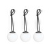 Bolleke Mini -riippuvalaisinsetti, anthracite, 3 kpl