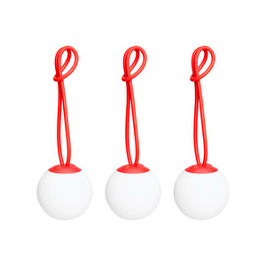 Bolleke Mini -riippuvalaisinsetti, red, 3 kpl