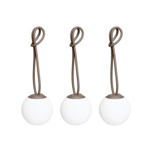 Bolleke Mini -riippuvalaisinsetti, taupe, 3 kpl