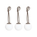 Bolleke Mini -riippuvalaisinsetti, taupe, 3 kpl