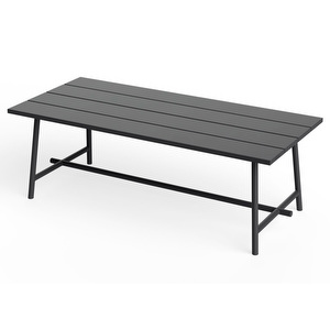 Fred's-ruokapöytä, anthracite, 220 x 100 cm