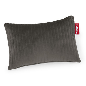 Hotspot Lungo Line Velvet -lämpötyyny, taupe, 40 x 55 cm