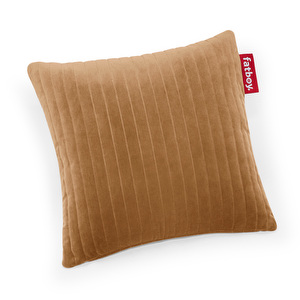 Hotspot Quadro Line Velvet -lämpötyyny, almond, 45 x 45 cm