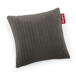 Hotspot Quadro Line Velvet -lämpötyyny, taupe, 45 x 45 cm
