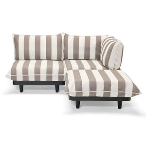 Paletti-ulkosohvasetti, stripe cacao, medium / oikea