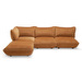 Sumo-kulmasohva, Velvet-kangas almond, L 301 cm