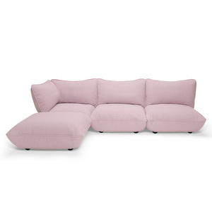 Sumo-kulmasohva, Weave-kangas bubble pink, L 301 cm
