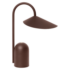 Arum Portable -pöytävalaisin, dark chocolate