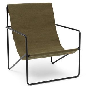Desert Armchair, Black/Olive
