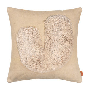 Lay-tyynynpäällinen, sand / off-white, 50 x 50 cm