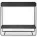 Plant Box, Black, Two-Tier