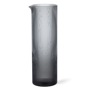Ripple-vesikannu, smoked grey