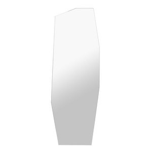 Shard-peili, musta, 58 cm 165 cm