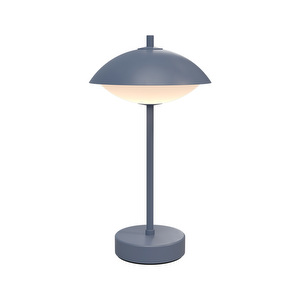 Clam Portable -pöytävalaisin, Dusk Blue, ladattava