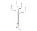 Coat Tree -naulakko, harmaa