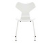 Grand Prix Chair 3130, White/White, Lacquered