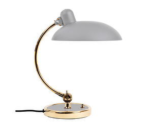 Kaiser Idell -pöytävalaisin, easy grey/brass, 6631-T Luxus Kaiser Idell -pöytävalaisin, easy grey/brass, 6631-T Luxus