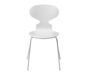 Muurahais-tuoli 3101, white/white, peittomaalattu Muurahais-tuoli 3101, white/white, peittomaalattu