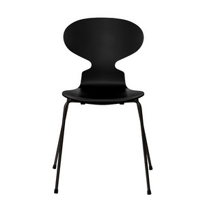 Muurahais-tuoli 3101, black/black, peittomaalattu Muurahais-tuoli 3101, black/black, peittomaalattu