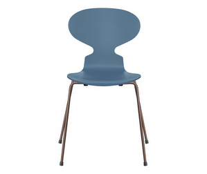 Muurahais-tuoli 3101, dusk blue/dark brown, peittomaalattu Muurahais-tuoli 3101, dusk blue/dark brown, peittomaalattu