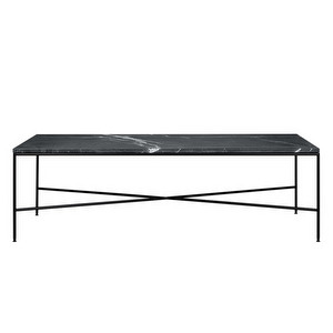 Planner-sohvapöytä, musta marmori, 130 x 70 cm Planner-sohvapöytä, musta marmori, 130 x 70 cm