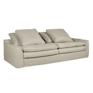 Sake-sohva, Bardot Nature -kangas beige, L 233 cm Sake-sohva, Bardot Nature -kangas beige, L 233 cm