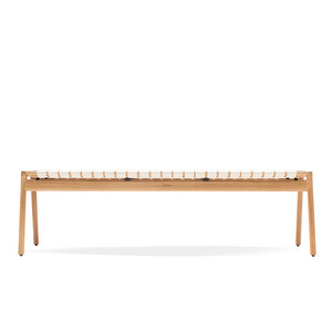 Klupa-penkki, valkoöljytty tammi/valkoinen, L 160 cm