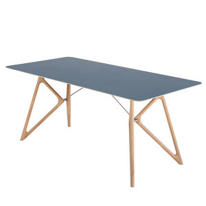 Tink-ruokapöytä, valkovahattu tammi/smokey blue, 180 x 90 cm Tink-ruokapöytä, valkovahattu tammi/smokey blue, 180 x 90 cm