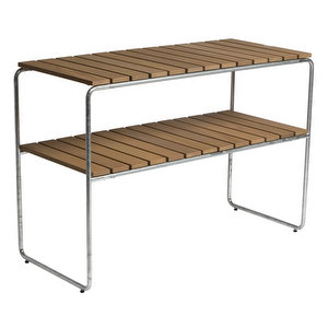 Konsolipöytä L105, tammi/teräs, 107 x 45 cm Konsolipöytä L105, tammi/teräs, 107 x 45 cm