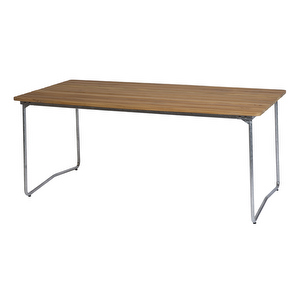 Pöytä B31, tiikki/teräs, 170 x 92 cm Pöytä B31, tiikki/teräs, 170 x 92 cm
