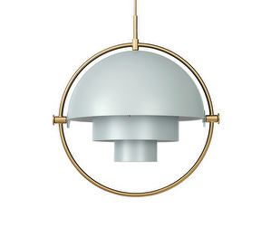 Multi-Lite-riippuvalaisin, messinki / sea grey, ø 36 cm Multi-Lite-riippuvalaisin, messinki / sea grey, ø 36 cm