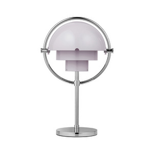 Multi-Lite Portable -pöytävalaisin, kromi / pale lilac, ladattava