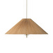 Tynell 1972 -riippuvalaisin, bambu/messinki, ⌀ 60 cm