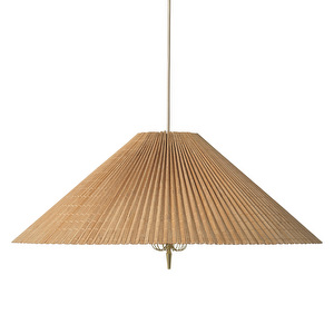 Tynell 1972 -riippuvalaisin, bambu/messinki, ⌀ 90 cm Tynell 1972 -riippuvalaisin, bambu/messinki, ⌀ 90 cm