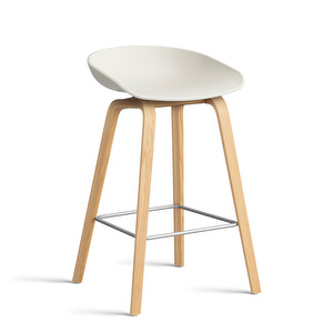 About A Stool AAS 32 -baarijakkara, melange cream / tammi, K 65 cm