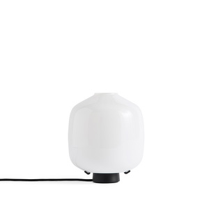 Buoy-pöytävalaisin, valkoinen / soft black, ⌀ 20 cm