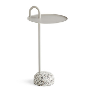 Bowler-sivupöytä, beige, ⌀ 36 cm