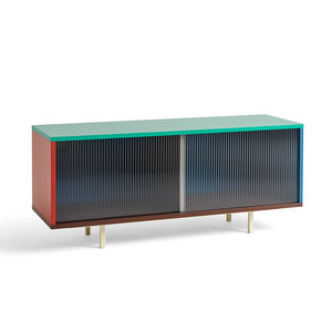 Colour Cabinet -senkki, monivärinen / lasi, 120 x 51 cm