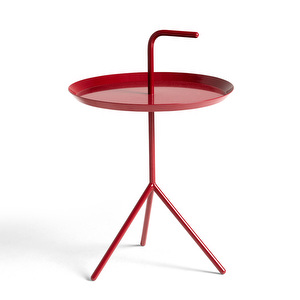 DLM -sivupöytä, cherry red, ⌀ 38 cm