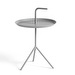 DLM -sivupöytä, grey, ⌀ 38 cm
