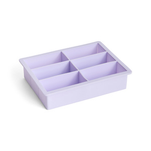 Ice Cube Tray -jääpalamuotti, lilac, 6 XXL, suorakulmainen