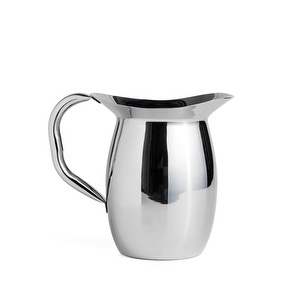Indian Steel Pitcher -kannu, ruostumaton teräs, L