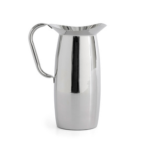 Indian Steel Pitcher -kannu, ruostumaton teräs, korkea